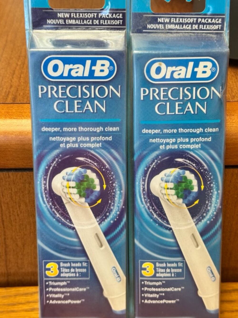 Oral B Precision Clean Replacement Toothbrush Heads - 2 packages